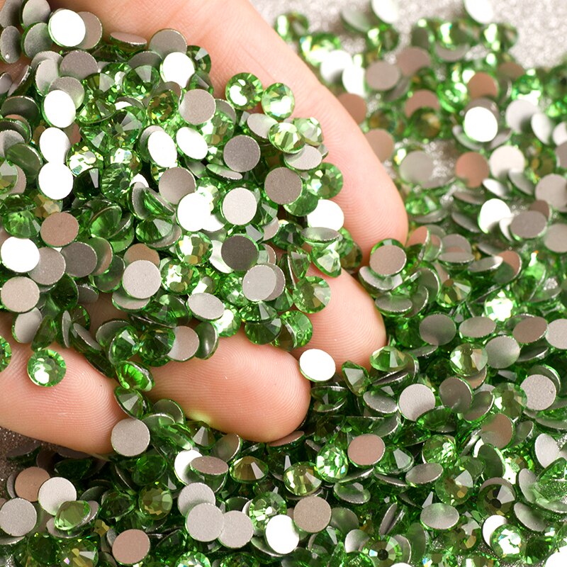 Rhinstones Crystal - Peridot Green 1440 pcs