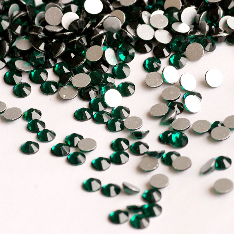 Rhinestones Crystal - Emerald Dark Green 1440 pcs