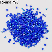 Load image into Gallery viewer, Stones Resin - AB - ROUND - diff. Colors - 4000 pcs
