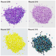 Load image into Gallery viewer, Stones Resin - AB - ROUND - diff. Colors - 4000 pcs
