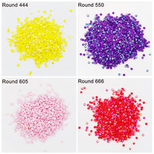 Load image into Gallery viewer, Stones Resin - AB - ROUND - diff. Colors - 4000 pcs
