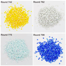 Load image into Gallery viewer, Stones Resin - AB - ROUND - diff. Colors - 4000 pcs
