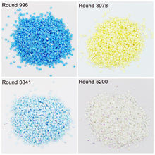 Load image into Gallery viewer, Stones Resin - AB - ROUND - diff. Colors - 4000 pcs
