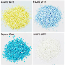 Load image into Gallery viewer, Stones Resin - AB - SQUARE - diff. Colors - 4000 pcs
