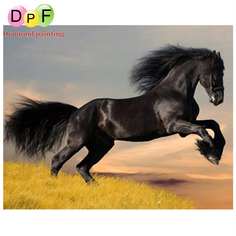 Black Beauty - DIY 5D Full Diamond Painting