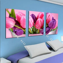 Load image into Gallery viewer, Pink Tulips - DIY 5D Full Diamond Painting
