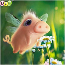 Load image into Gallery viewer, Flying Pig - Diy 5d Full Diamond Painting

